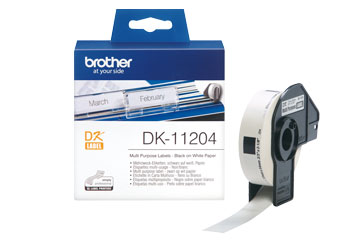 Brother DK-11204 Multi-Purpose Labels (17mm x 54mm)